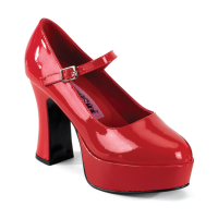 Soulier talons Mary-Jane 50 rouge